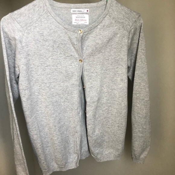 Zara girls knitwear grey cardigan - Picture 1 of 3